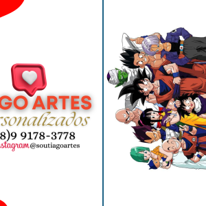 Kit Caderno de desenho Dragon Ball